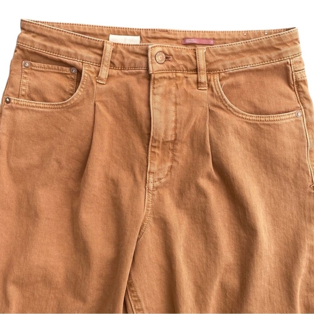 Anthropology Pilcro The Breaker Barrel Leg Jeans sz 29 copper shade preloved - Picture 7 of 14